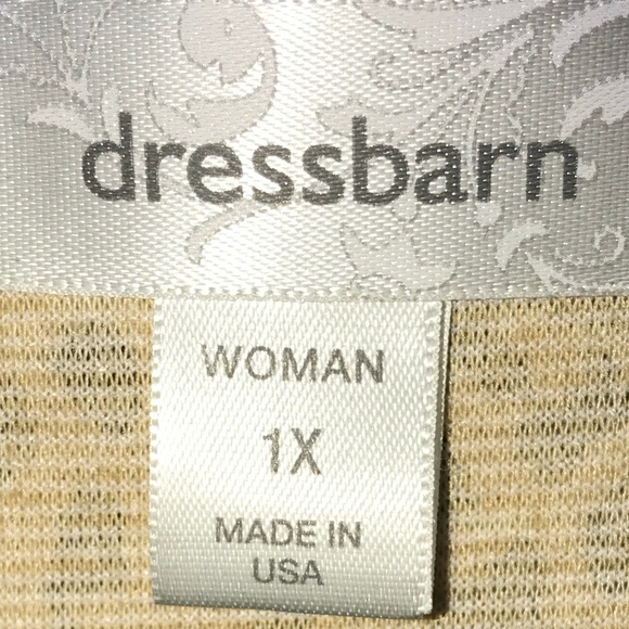 Dress Barn - Leopard Print Sleeveless Top. Size 1X - Picture 3 of 5